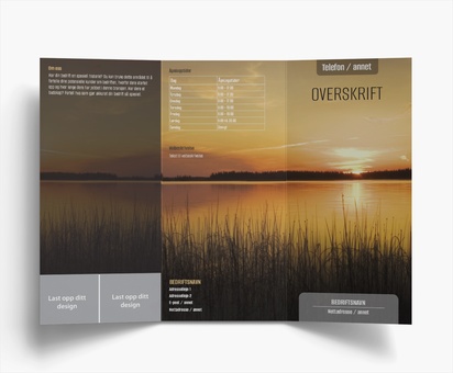 Forhåndsvisning av design for Designgalleri: Reisebyrå Brosjyrer, 3-fløyet DL (99 x 210 mm)