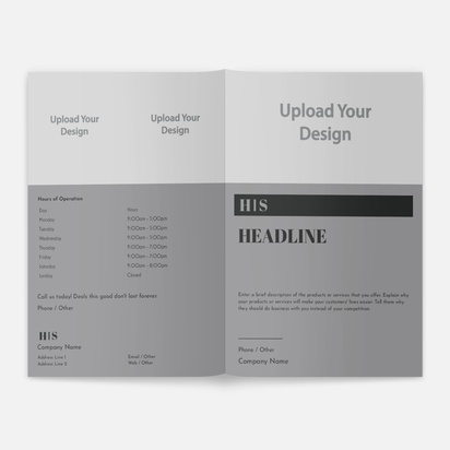 Design Preview for Design Gallery: Business Services Brochures, A5 Bi-fold