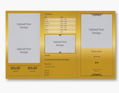 Design Preview for Design Gallery: Construction, Repair & Improvement Custom Brochures, 8.5" x 14" Tri-fold