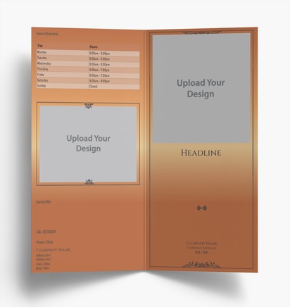 Design Preview for Templates for Elegant Brochures , Bi-fold DL