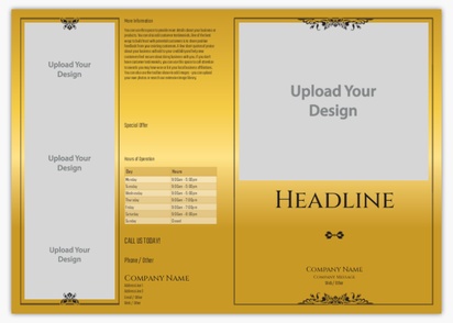 Design Preview for Design Gallery: Elegant Flyers, Bi-fold A5