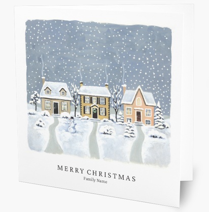 Design Preview for Design Gallery: Traditional & Classic Personalized Christmas Cards, Square 14 x 14 cm