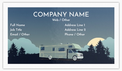 Design Preview for Travel & Accommodation Premium Plus Business Cards Templates, Standard (3.5" x 2")