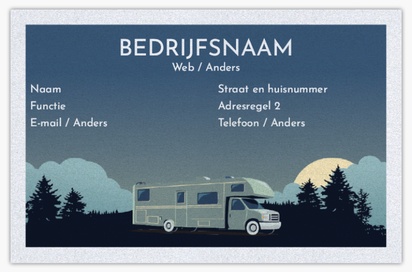 Voorvertoning ontwerp voor Ontwerpgalerij: Reizen en accommodatie Parelmoer visitekaartjes