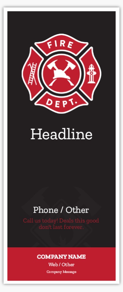 Design Preview for Design Gallery: Public Safety Vinyl Banners, 76 x 183 cm