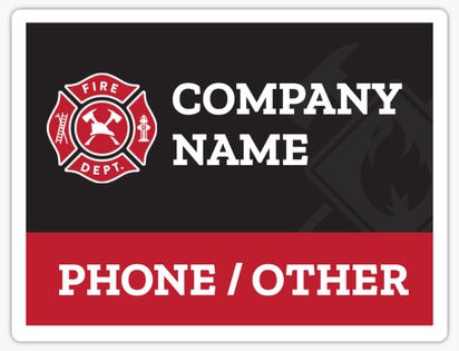 Design Preview for Design Gallery: Public Safety Car Magnets, 8.7" x 11.5"