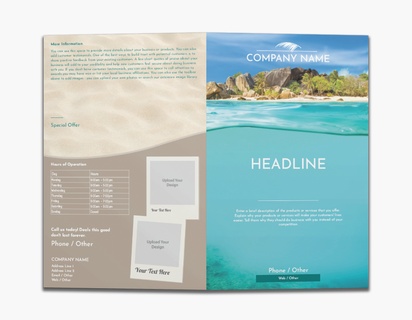 Design Preview for Design Gallery: Travel Agencies Custom Brochures, 8.5" x 11" Bi-fold