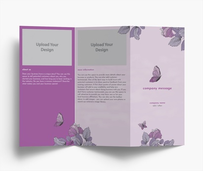 Design Preview for Design Gallery: Beauty & Spa Flyers & Leaflets, Z-fold DL (99 x 210 mm)