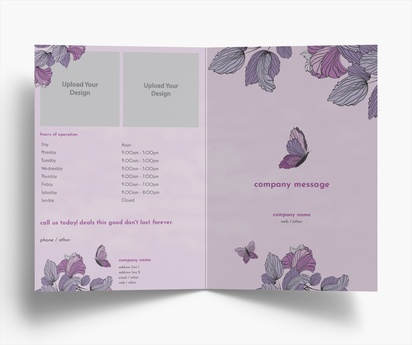 Design Preview for Design Gallery: Beauty Consulting & Pampering Flyers & Leaflets, Bi-fold A5 (148 x 210 mm)