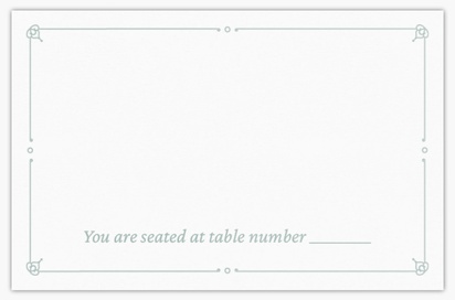 Design Preview for Design Gallery: Elegant Place Cards
