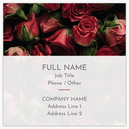 Design Preview for Design Gallery: Introduction & Dating Agencies Matte Visiting Cards, Square (63.5 x 63.5 mm)