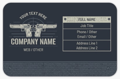Design Preview for Design Gallery: Hunting & Fishing Rounded Corner Business Cards, Rounded Standard (85 x 55 mm)