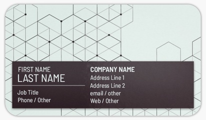 Design Preview for Graphic Design Rounded Corner Business Cards Templates, Standard (3.5" x 2")
