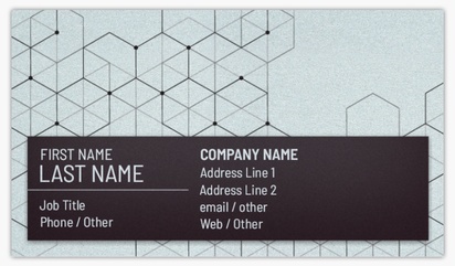 Design Preview for Technology Pearl Business Cards Templates, Standard (3.5" x 2")