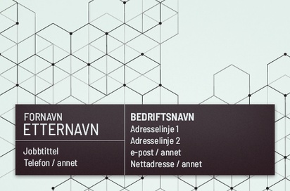 Forhåndsvisning av design for Designgalleri: Arkitektur Standard visittkort, Standard (85 x 55 mm)