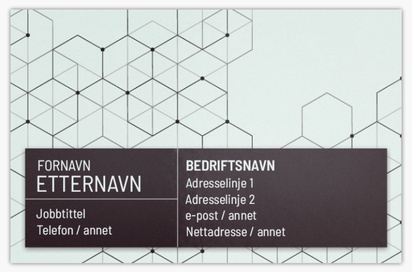 Forhåndsvisning av design for Designgalleri: Finansrådgiving Svært tykke visittkort, Standard (85 x 55 mm)
