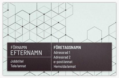 Förhandsgranskning av design för Designgalleri: Reklam Extratjocka visitkort, Standard (85 x 55 mm)
