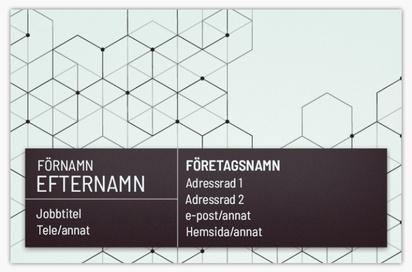 Förhandsgranskning av design för Designgalleri: Affärssystem Visitkort med softtouch-yta