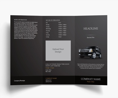 Design Preview for Design Gallery: Auto Dealers Folded Leaflets, Tri-fold DL (99 x 210 mm)