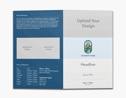 A path funeral home white blue design with 3 uploads