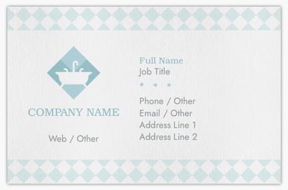 Design Preview for Design Gallery: Plumbing Natural Uncoated Business Cards