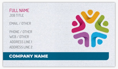 Design Preview for Design Gallery: Marketing & Communications Pearl Business Cards, Standard (3.5" x 2")