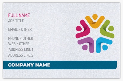 Design Preview for Design Gallery: Interest Groups Pearl Business Cards