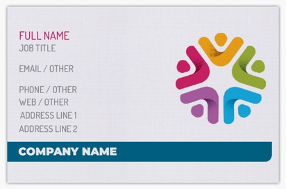 Design Preview for Design Gallery: Internet Communications Linen Business Cards