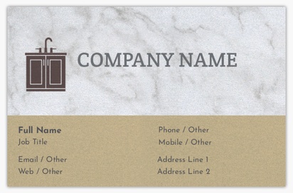 Design Preview for Design Gallery: Carpentry & Woodworking Pearl Business Cards