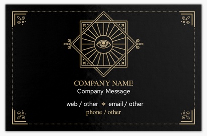 Design Preview for Design Gallery: Religious & Spiritual Metallic Business Cards