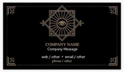 Design Preview for Design Gallery: Religious & Spiritual Matte Visiting Cards, Standard (89 x 51 mm)