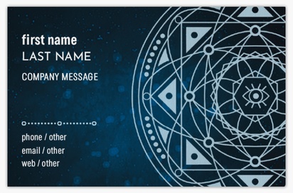 Design Preview for Design Gallery: Religious & Spiritual Natural Uncoated Business Cards