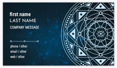 Design Preview for Design Gallery: Religious & Spiritual Matte Visiting Cards, Standard (89 x 51 mm)