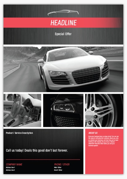 Design Preview for Design Gallery: Car Wash & Valeting Foam Boards, A3 (297 x 420 mm)