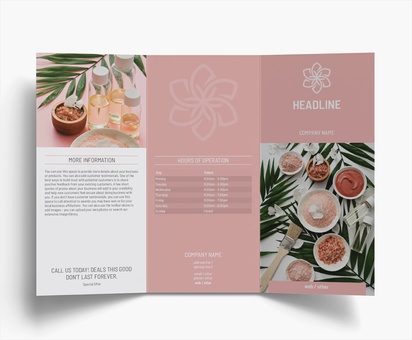 Design Preview for Design Gallery: Health & Wellness Brochures, Tri-fold DL