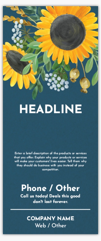 Design Preview for Design Gallery: Florists Vinyl Banners, 76 x 183 cm