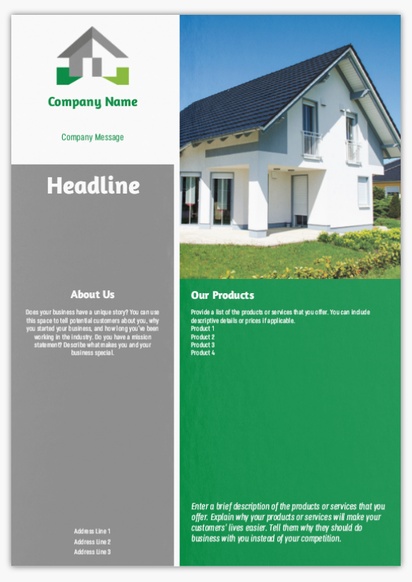 Design Preview for Design Gallery: Property Management Flyers & Leaflets,  No Fold/Flyer A3 (297 x 420 mm)