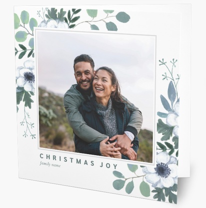 Design Preview for Design Gallery: Newly Married Christmas Cards, Square 14 x 14 cm
