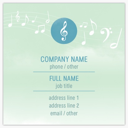 Design Preview for Design Gallery: Tutoring & Training Standard Business Cards, Square (65 x 65 mm)
