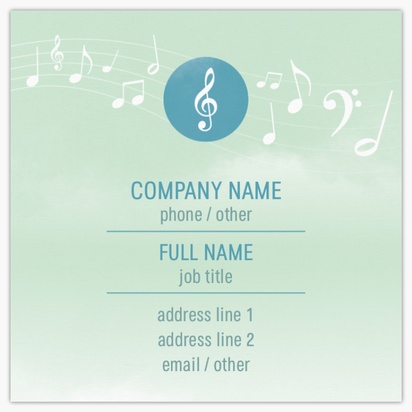 Design Preview for Business Cards Designs & Templates, Square (65 x 65 mm)