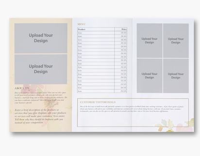 Design Preview for Beauty Consulting & Pampering Custom Brochures Templates, 8.5" x 14" Tri-fold