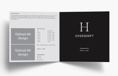 Forhåndsvisning af design for Designgalleri: Finans og forsikring Brochurer, Midterfals Firkantet (148 mm x 148 mm)