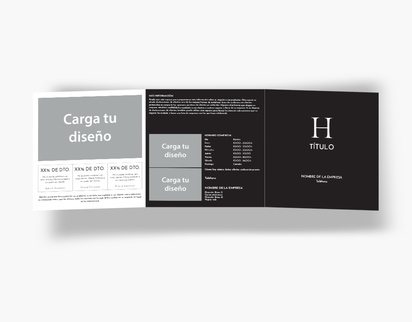 Vista previa del diseño de Galería de diseños de folletos plegados para finanzas y seguros, Tríptico Cuadrado (148 x 148 mm)