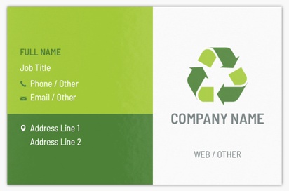 Design Preview for Design Gallery: Environmental & Energy Metallic Business Cards