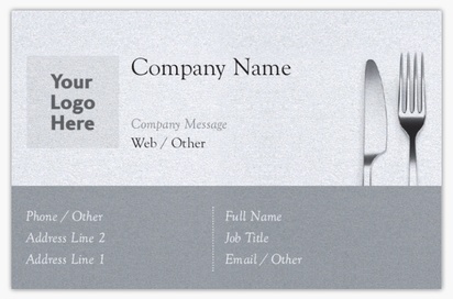 Design Preview for Design Gallery: Restaurants Pearl Business Cards