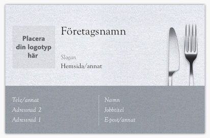 Förhandsgranskning av design för Designgalleri: Mat & dryck Visitkort med pärlemorskimmer