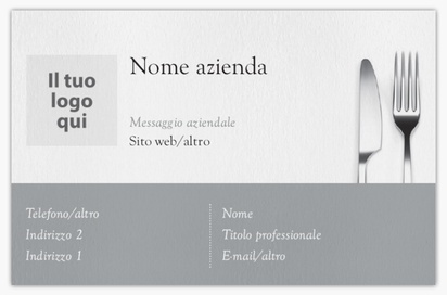 Anteprima design per Galleria di design: biglietti da visita in carta naturale per ristoranti