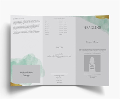 Design Preview for Templates for Elegant Brochures , Tri-fold DL