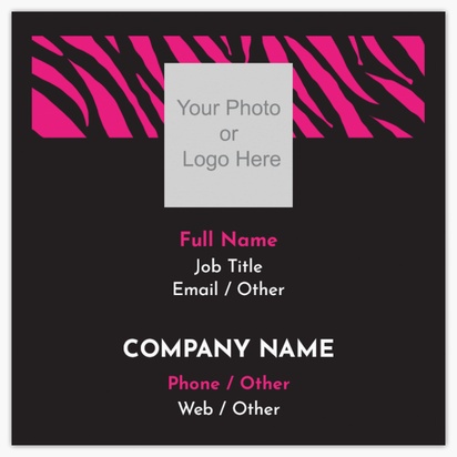 Design Preview for Design Gallery: Bags & Accessories Square Business Cards