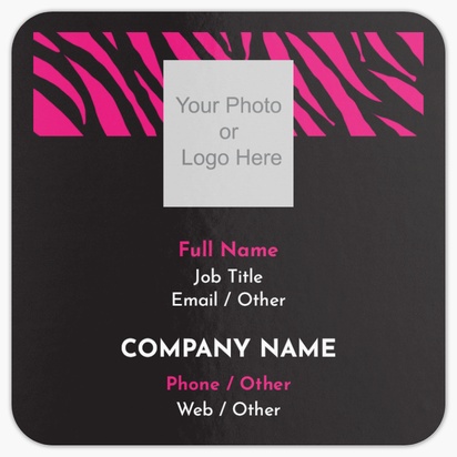 Design Preview for Design Gallery: Introduction & Dating Agencies Rounded Corner Business Cards, Square (2.5" x 2.5")